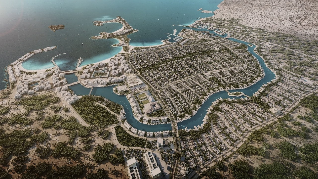 Fahid island in Abu Dhabi